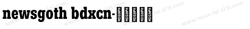 newsgoth bdxcn字体转换